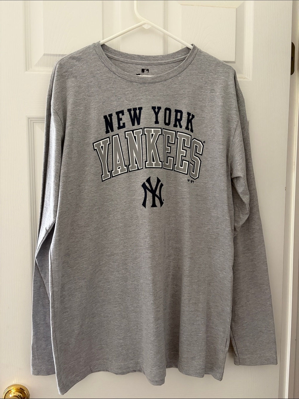 Fanatics Grey Crewneck Tee with Black Logos
